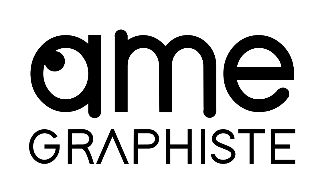 logo ame graphiste : studio de création graphique et communication visuelle