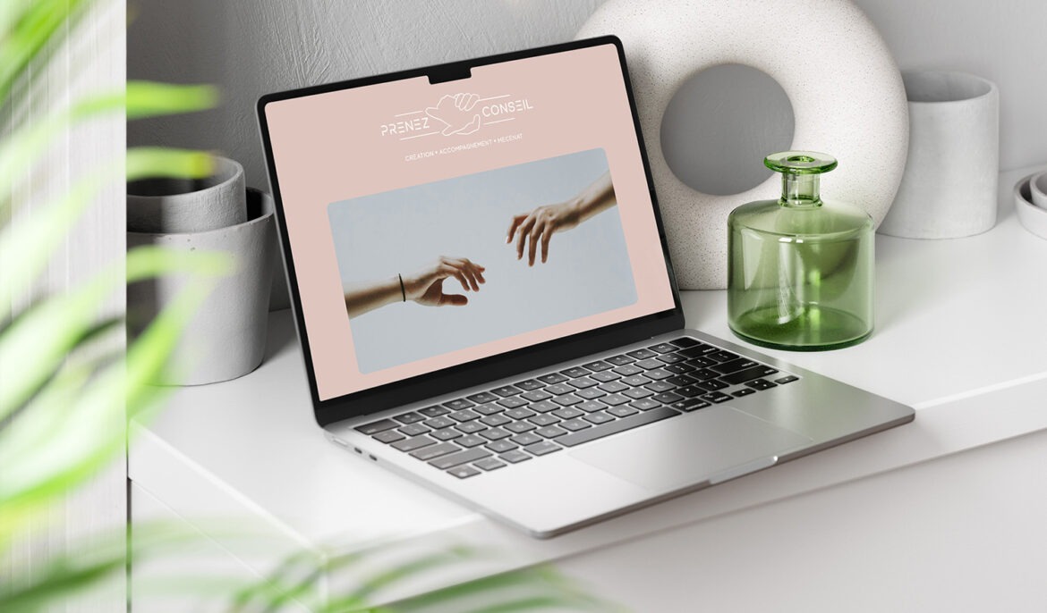 Identité visuelle & Webdesign – PrenezConseil